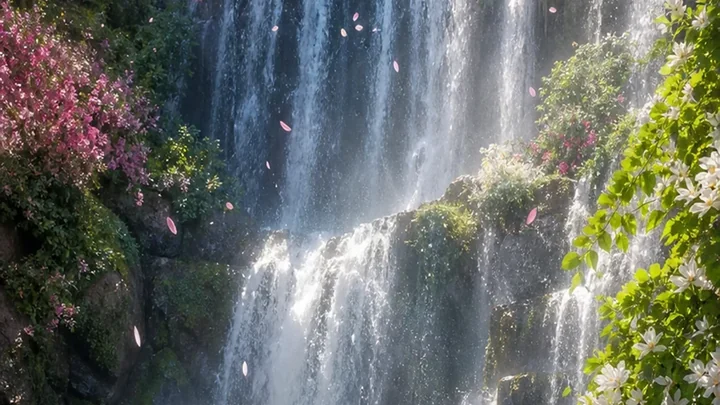 Crown Cascade pond bed