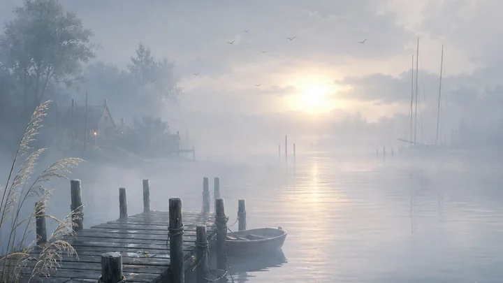 Mist Harbor pond bed