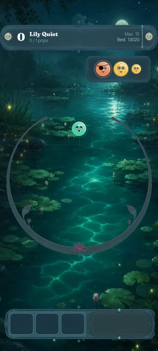 Lily Quiet with a Pondlet ready to drop
